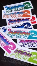 Option2 Sticker Decal Japanese Slaps EG ITR EK JDM Drift S13 S14 240sx 180sx