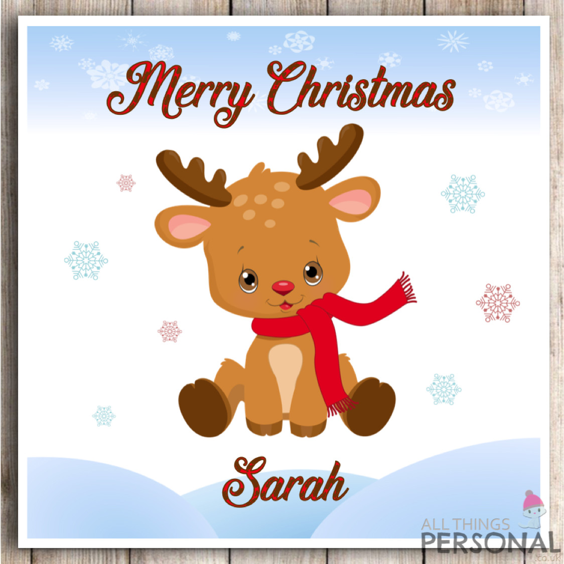 Personalised Christmas Card for Son Daughter Nephew Niece Grandson Granddaughter