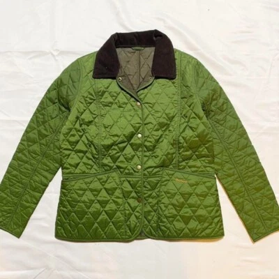 Barbour Blouson Matelassé Vert Taille US10 Femme - Photo 1/4