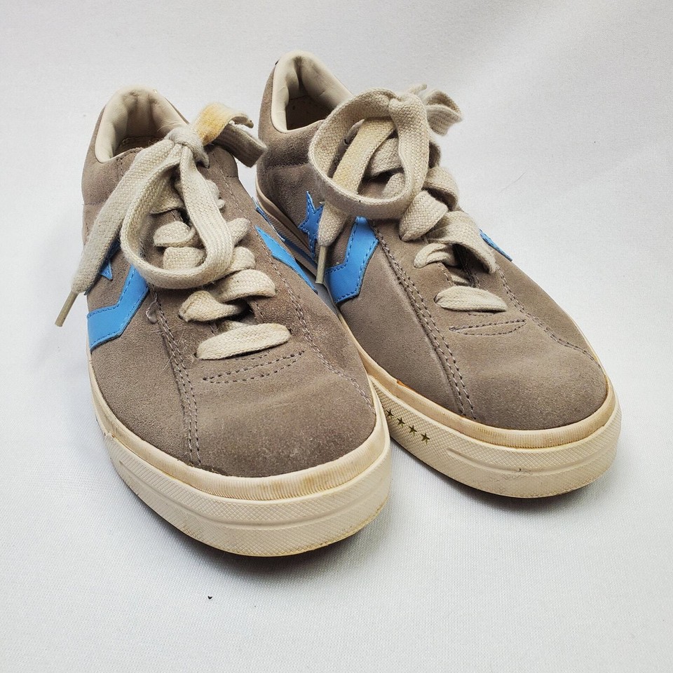 Converse All Star One Star Sneakers Womens 6.5 Leather Suede Taupe