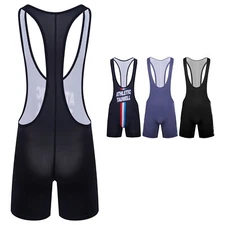 Mens One Piece Wrestling Singlet Leotard Athletic Sport Short Jumpsuit Underwear
