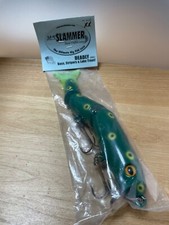 MS Slammer XX Lg 12inch # Frog swimbait Topwater wakebait wood rare lure NEW