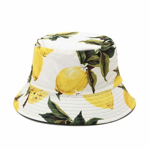 Women hat Tropical leisure outdoor printed fruit pattern fisherman's Hat - Picture 12 of 27