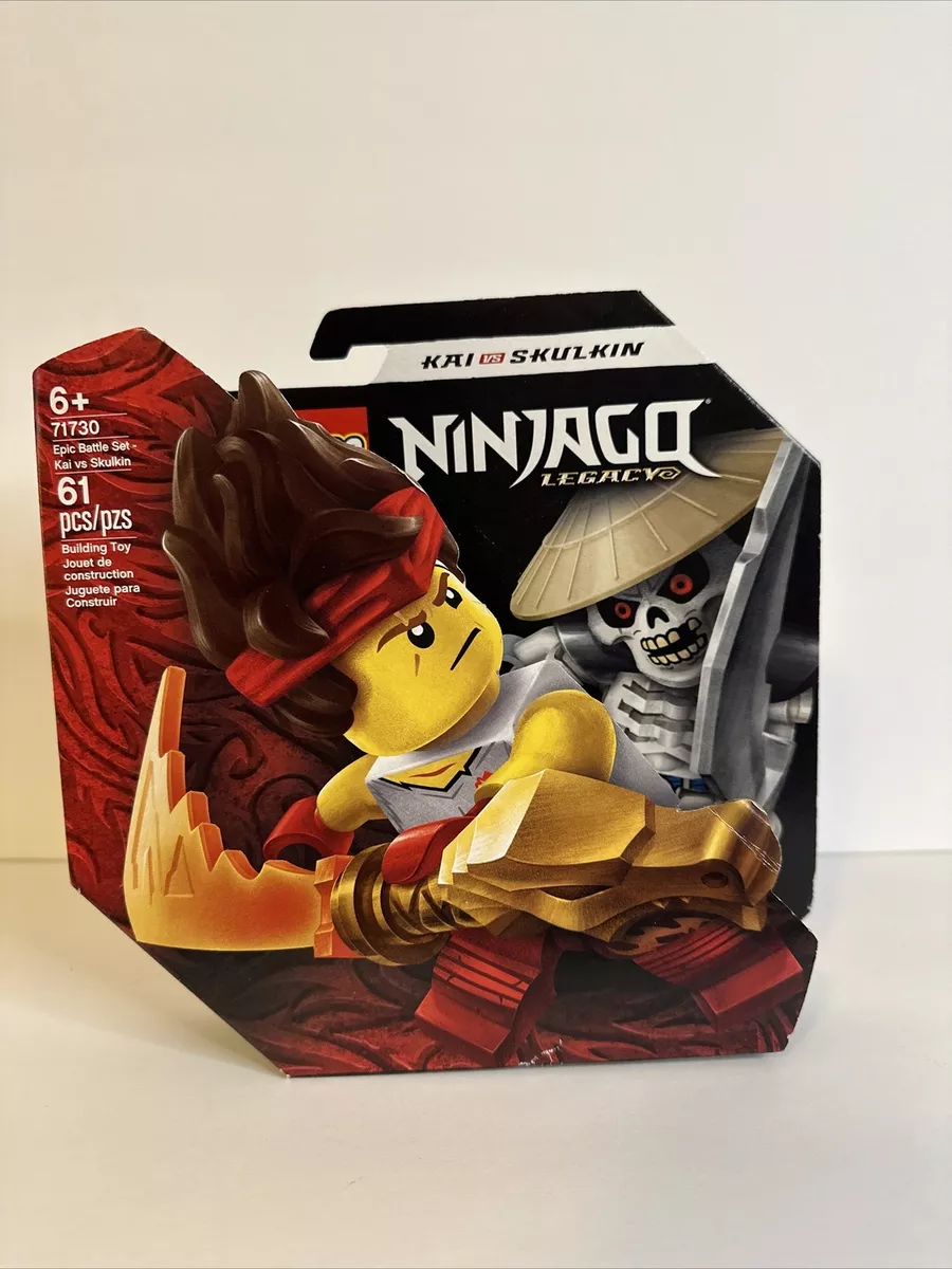 Lego Ninjago Legacy Epic Battle Set 71730 Kai vs Skulkin NEW