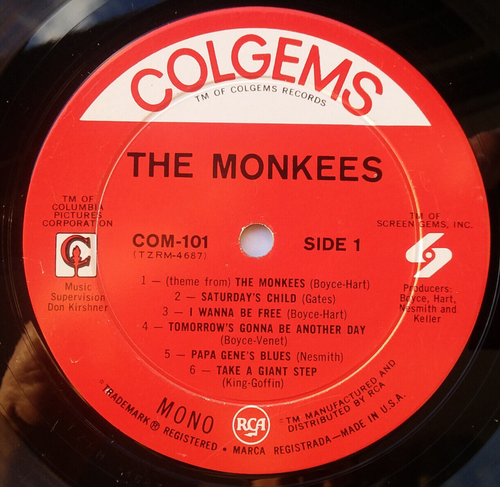 THE MONKEES - Self Titled - Vinyl LP 1969 Colgems COM-101 Original Shrink MONO - Picture 4 of 11