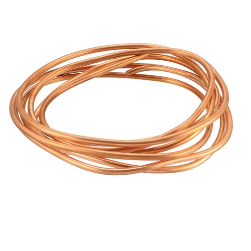 Refrigeration Tubing 5mm OD 4mm ID 9.8Ft Length Copper Tubing Coil