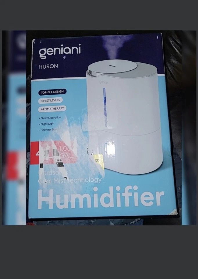 Geniani Aromatherapy Humidifier 4L Capacity Ultrasonic Cool Mist Technology New - Image 3 of 3