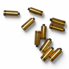 Jagwire 4mm Hooded End Cap Gold Alloy 10pcs