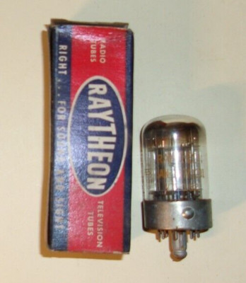 Vintage 3B7 Raytheon Radio/TV Electronic Vacuum Tube TESTED New Old Stock