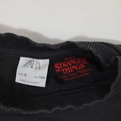 zara stranger things sweatshirt