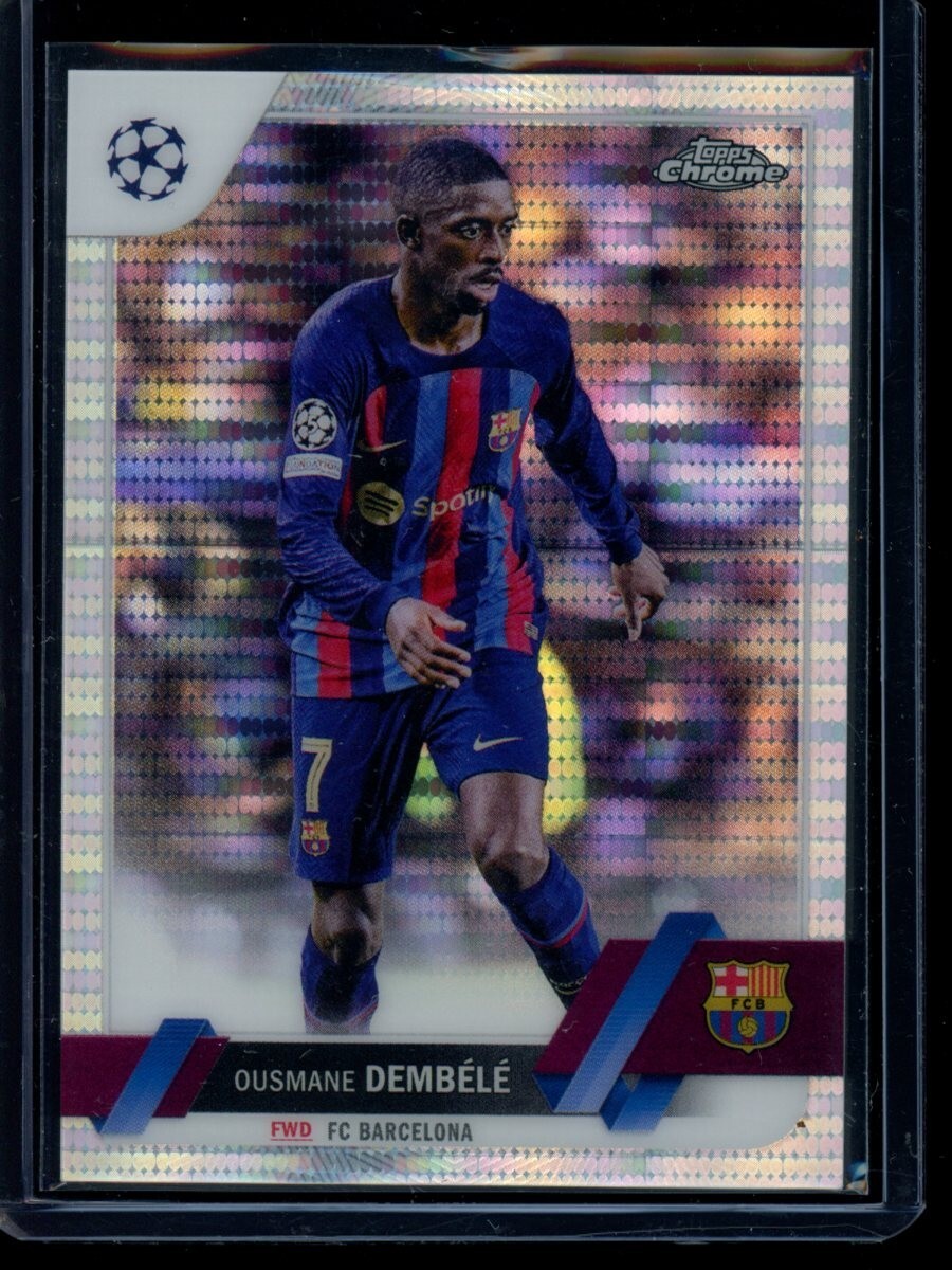 Topps Barcelona / Ousmane Dembele / デンベレ Amazon.com: 2022-23 Topps UEFA Superstars Mystic #53 Ousmane
