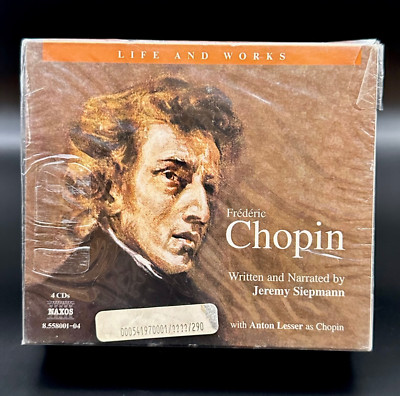 CHOPIN LIFE AND WORKS Jeremy Siepmann [Naxos 4 CD Box Set] SEALED