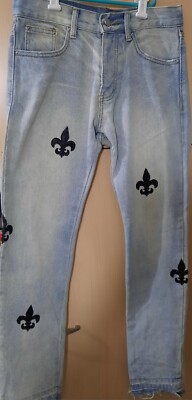 Herren mnml Jeanshose Hellblaue 29 Neu