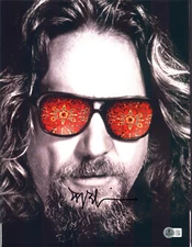 The Big Lebowski Jeff Bridges Signed Autograph 11x14 Photo Beckett BAS The Dude
