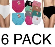 New 6 Pack Ladies STV Seamless Slimming Pants Bum Tummy Control Briefs Knickers
