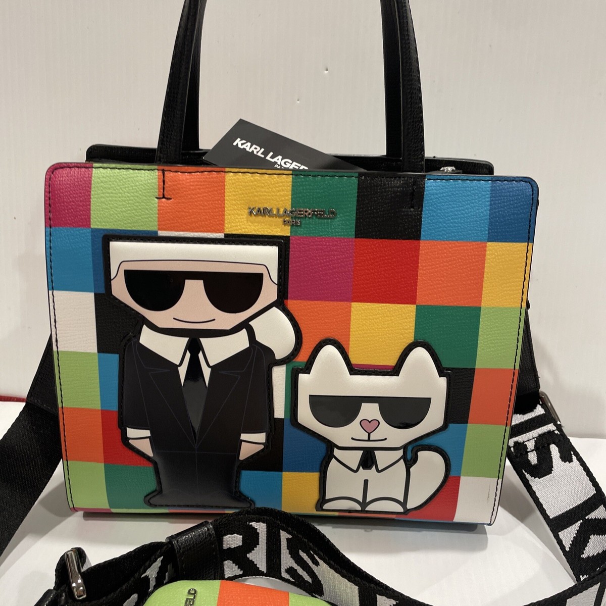 Karl Lagerfeld マルチカラー 2way サッチェル バッグ Karl Lagerfeld マルチカラー 2way サッチェル バッグ - メルカリ