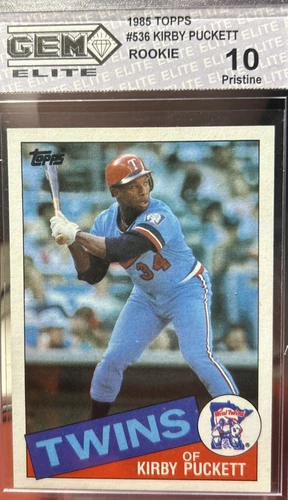 1985 Topps - #536 Kirby Puckett   Rookie. (GEM). 10. 💎  Pristine