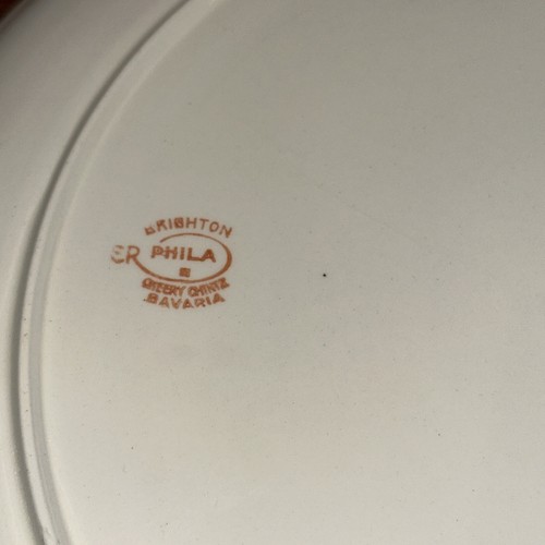 ERphila Cheery Chintz 40oz 12" Plate with Lid Vintage Bavaria HTF - Picture 6 of 10