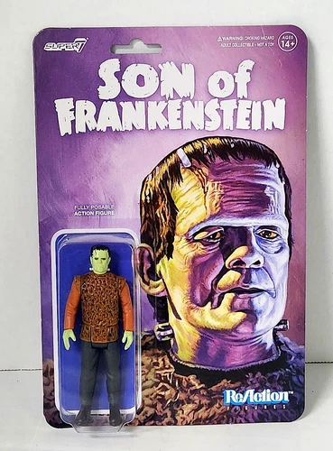 Son Of Frankenstein's Monster 4" Tall Collectable Action Figure Super7 Reaction