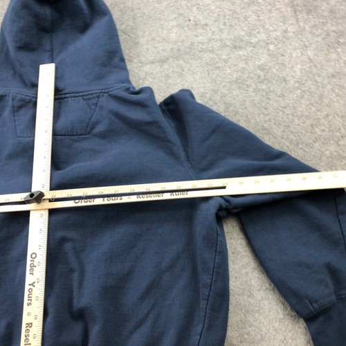 Tennessee Titans Hoodie Mens XL Blue Fleece Spell Out Logo Full Zip NFL - Picture 9 of 11