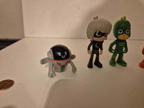 Conjunto de lote de figuras PJ Masks, robot PJ, Catboy, Gekko, Owlette, Luna, 3,5 pulgadas - Imagen 4 de 4