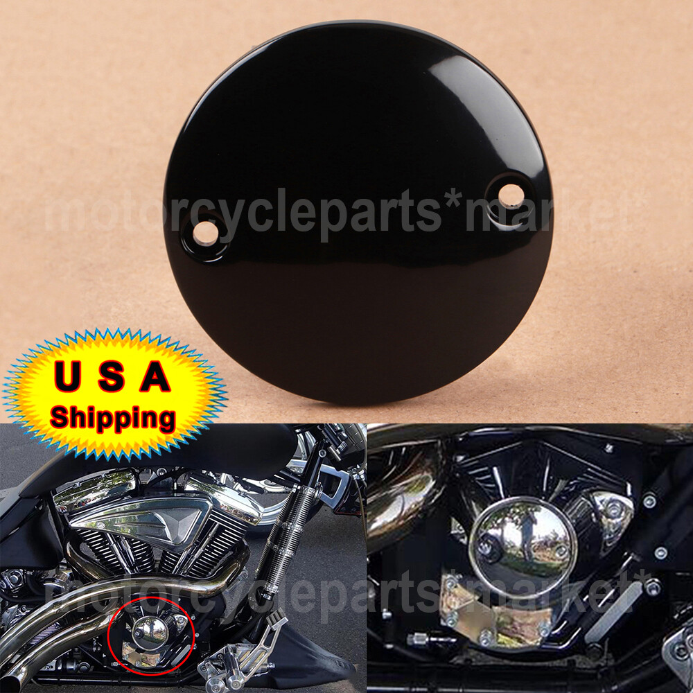 Ignition Timing Cover 2 Hole Points Cover for Harley Sportster Softail