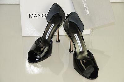 Chaussures Manolo Blahnik Dorsay Astutado - Bout Ouvert - Tailles 38,5, 40, 40,5 - Neuf Avec Boîte