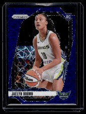 Jaelyn Brown Rookie Blue Velocity #31 2024-25 Panini Prizm WNBA Dallas Wings