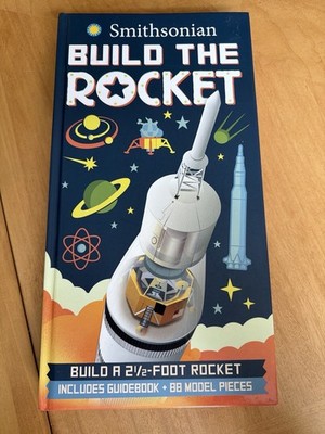 Smithsonian Build Rocket Book Kit 88pc Model Complete see picture s 