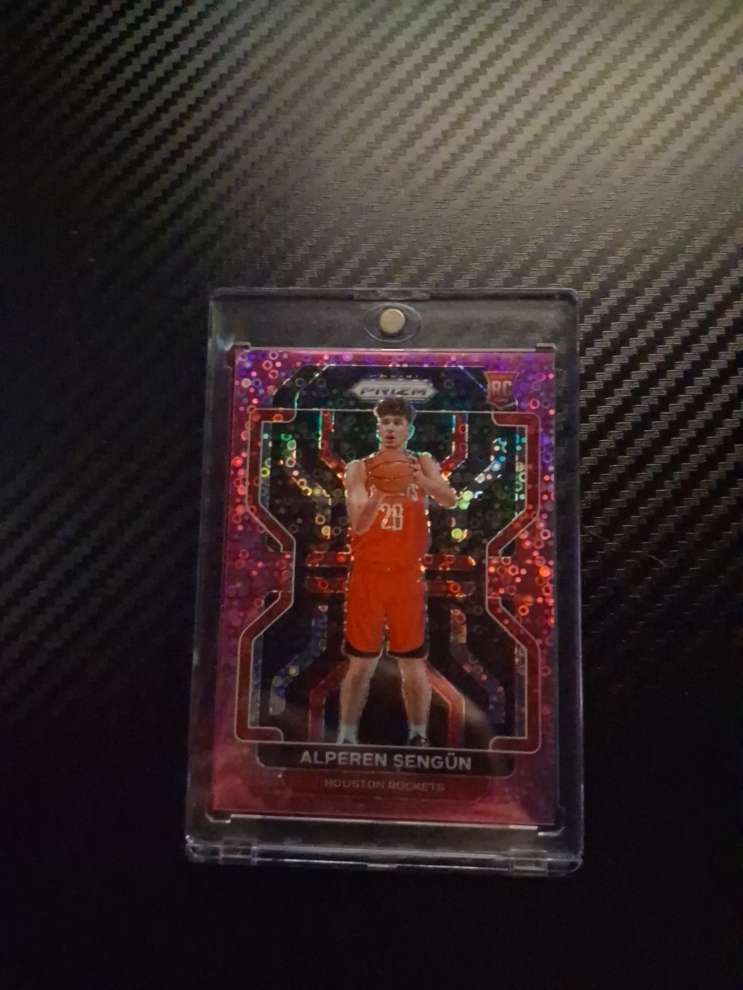 2021-22 Panini Prizm - Alperen Sengun #318 Pink Fast Break Prizm /50 (RC)