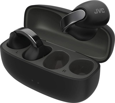 JVC Kopfhörer Tiefschwarz HA-NP1T Bluetooth Open-Ear Kopfhörer Schwarz