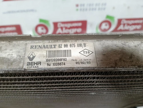 8200075810 Intercooler para RENAULT LAGUNA II (BG0) Authentique 2003 444107 - Imagen 2 de 9