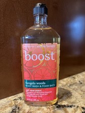 Bath & Body Works Aromaterapia BOOST Tangelo Woods Pianka do mycia ciała Kąpiel 10 fl oz