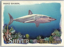 2021 Topps Allen & Ginter #DSS-3 Mako Shark Deep Sea Shiver