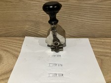 Antique French Second World War era 1930-1940 Date Stamp