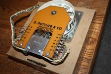 Gottlieb 1973 EM Pinball 4" Score Reel DECAGON Unit with Contact Plate *Nice*