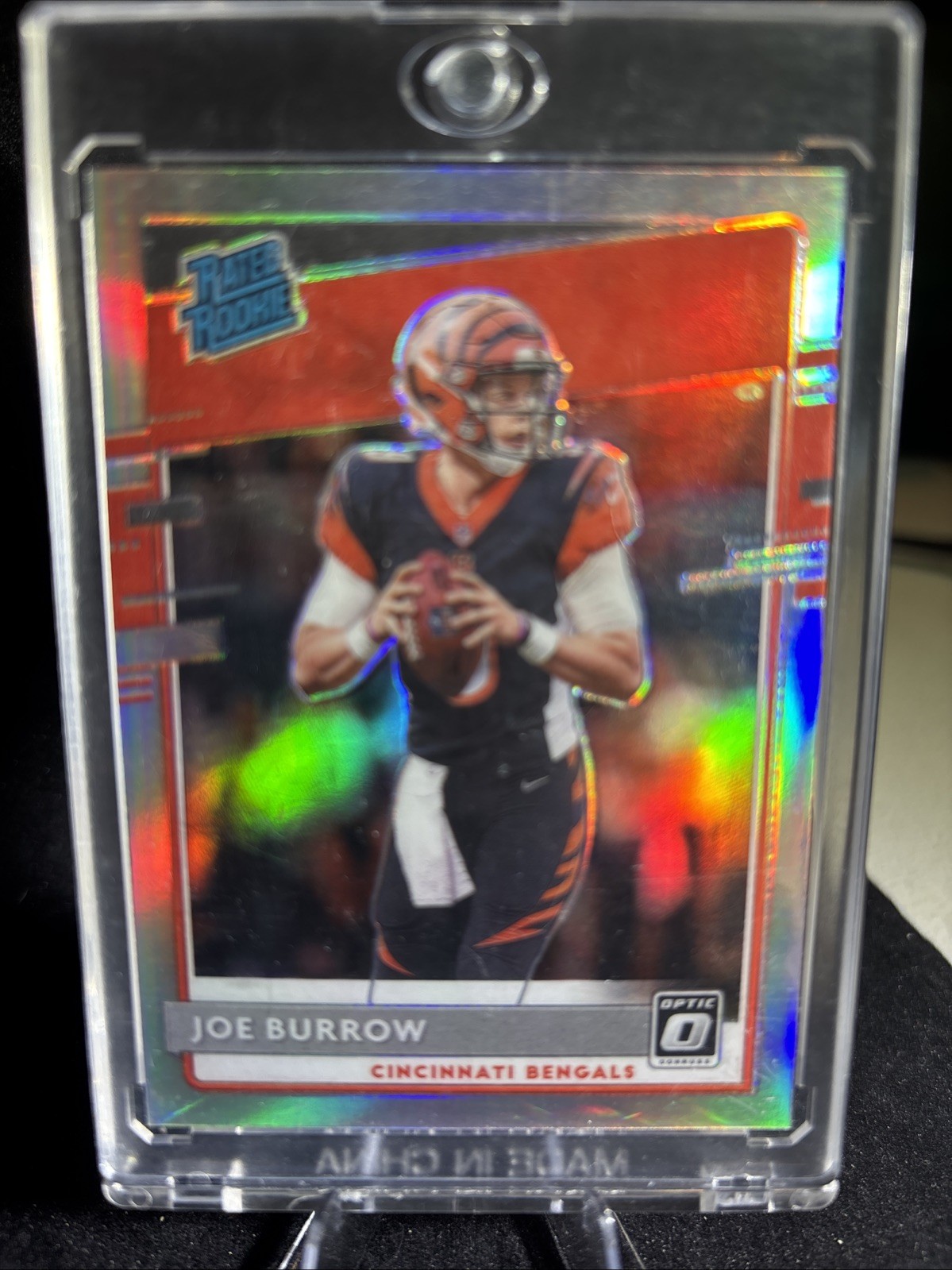 2020 Panini Donruss Optic - Rated Rookies Joe Burrow #151 Holo Prizm (RC)