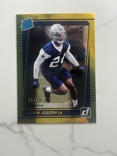 2021 Donruss Gold Holo Press Proof #310 Kelvin Joseph /50 Dallas Cowboys Card