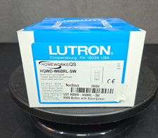 NEW Lutron HQWD-W6BRL-SW  HomeWorks Wired see...