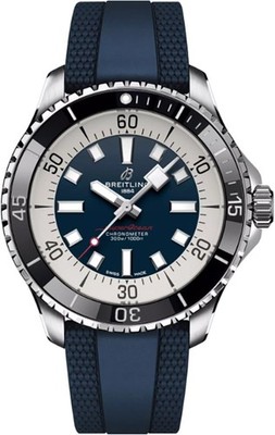 Breitling Superocean 44mm Blue Dial Stainless Steel Men's Watch A17376211C1S1