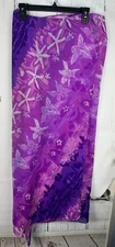 Fuschia Pink Starfish Sea Theme Full Size Sheer/Opaque Scarf Sarong Beach Wrap