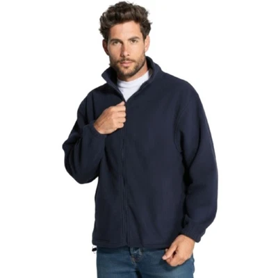 Polaire - Veste polaire homme zippée - Poches latérales – bleu - Photo 1/4