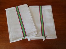 Lot de 2 Torchons ancien  en coton