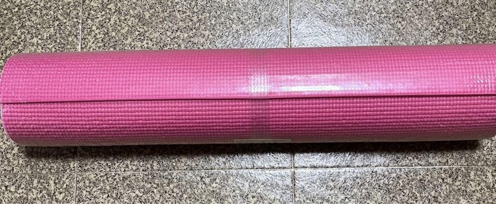 5mm Non-Slip Wave Yoga Mat for Pilates & Exercise 61x173cm
