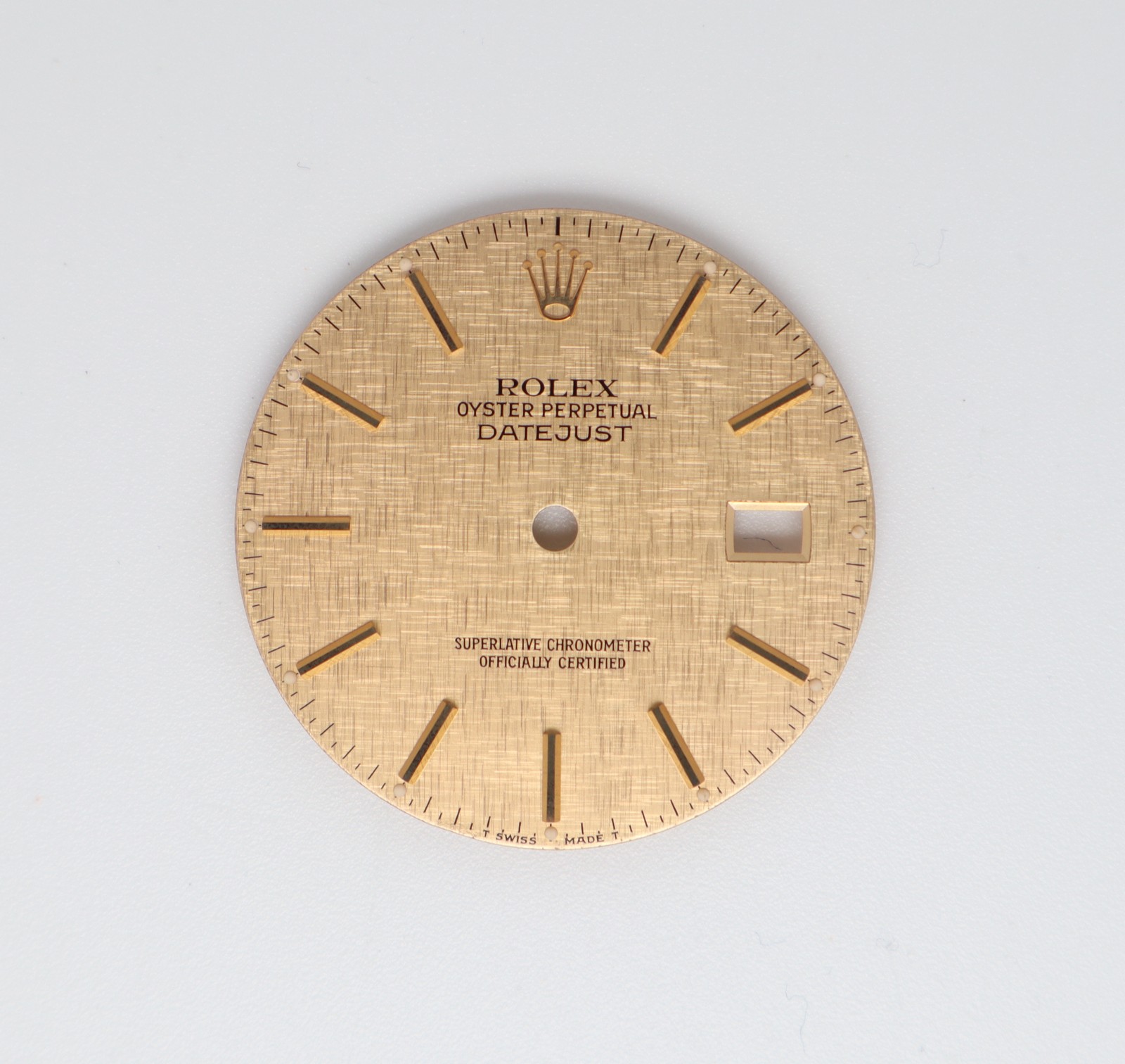 Rolex Datejust 36mm Champagne Linen Dial 16013 16233