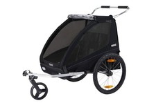 Thule Coaster XT 2-Seat Bicycle Trailer  Stroller Black