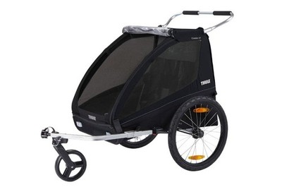 Thule Coaster XT 2-Seat Bicycle Trailer & Stroller Black