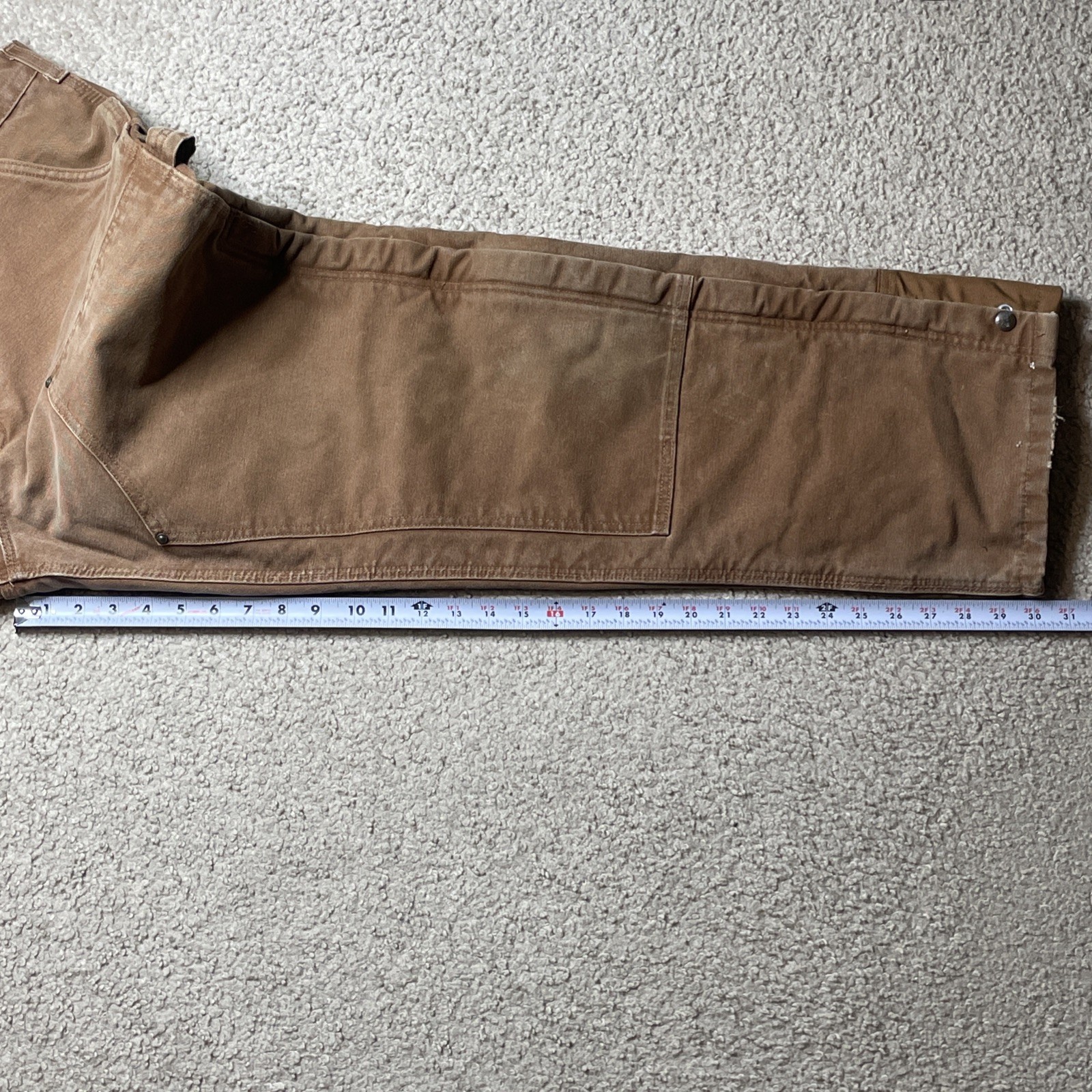 Carhartt B194 Pants Mens 36x32 Double Knee Brown Insulated Canvas Work thumbnail 11