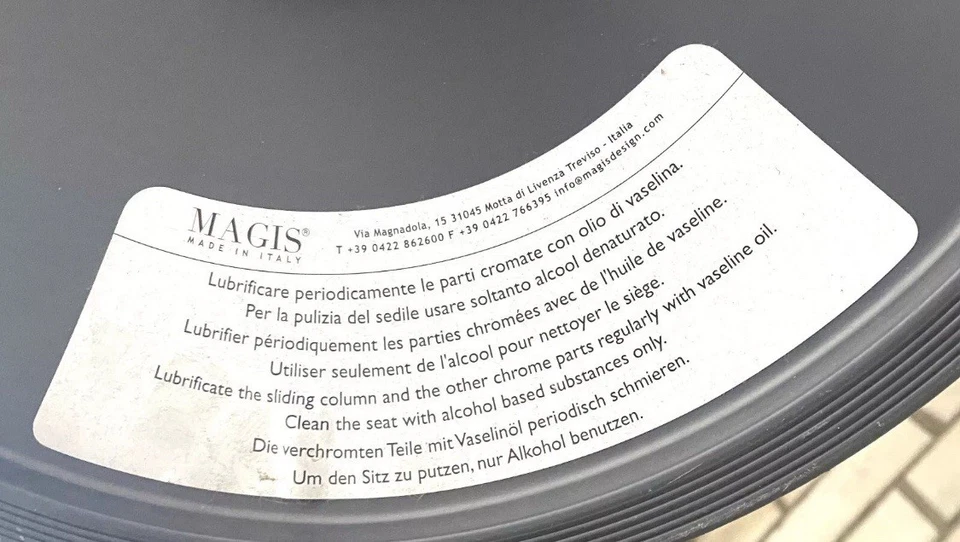 Designklassiker Magis Bombo Barhocker Hocker blau, guter gebrauchter Zustand - Bild 4 von 4