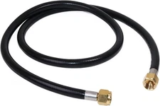 5 Feet Propane Hose Extension with 3/8 Female Flare on Both Ends Flexible Prop